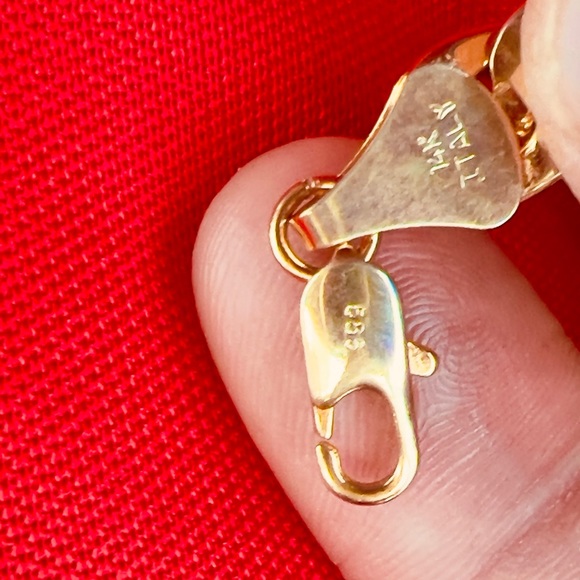 Men’s 14k Gold Miami Cuban Curb Link Chain/Necklace! Stunning Quality! - Picture 5 of 10